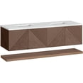 thumbnail image 5 of James Martin Vanities D200-V72-CSN-FENC Marcello 72" Wall Mounted Double Basin Vanity Set, 5 of 7