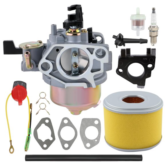 GX390 Carburetor Replacement for Honda GX390 13HP 11HP Engine GX340 13HP Carb with Air Filter Gaskets Tune up kit w/Choke Level Replaces 16