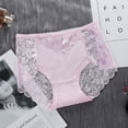 thumbnail image 3 of Ropa interior de algodón para mujer, bragas sexys de encaje de cintura media, calzoncillos huecos para mujer, lencería de talla grande, 3 of 5