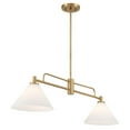 thumbnail image 4 of Chandelier in Natural Brass, 4 of 7