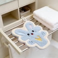 thumbnail image 2 of Bunny Shaped Kitchen Towel Set Highly Absorbent Hand Dish Cloth for Easter Spring Home Decor and Practical Use(Blue), 2 of 6