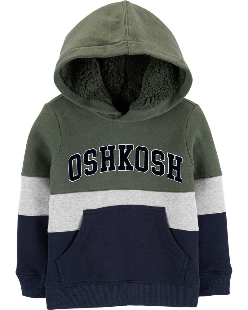 NEW OshKosh B'gosh Heritage Logo Hoodie Blue NWT 14 12 10 8 7 5T 4T 3 Sweatshirt 
