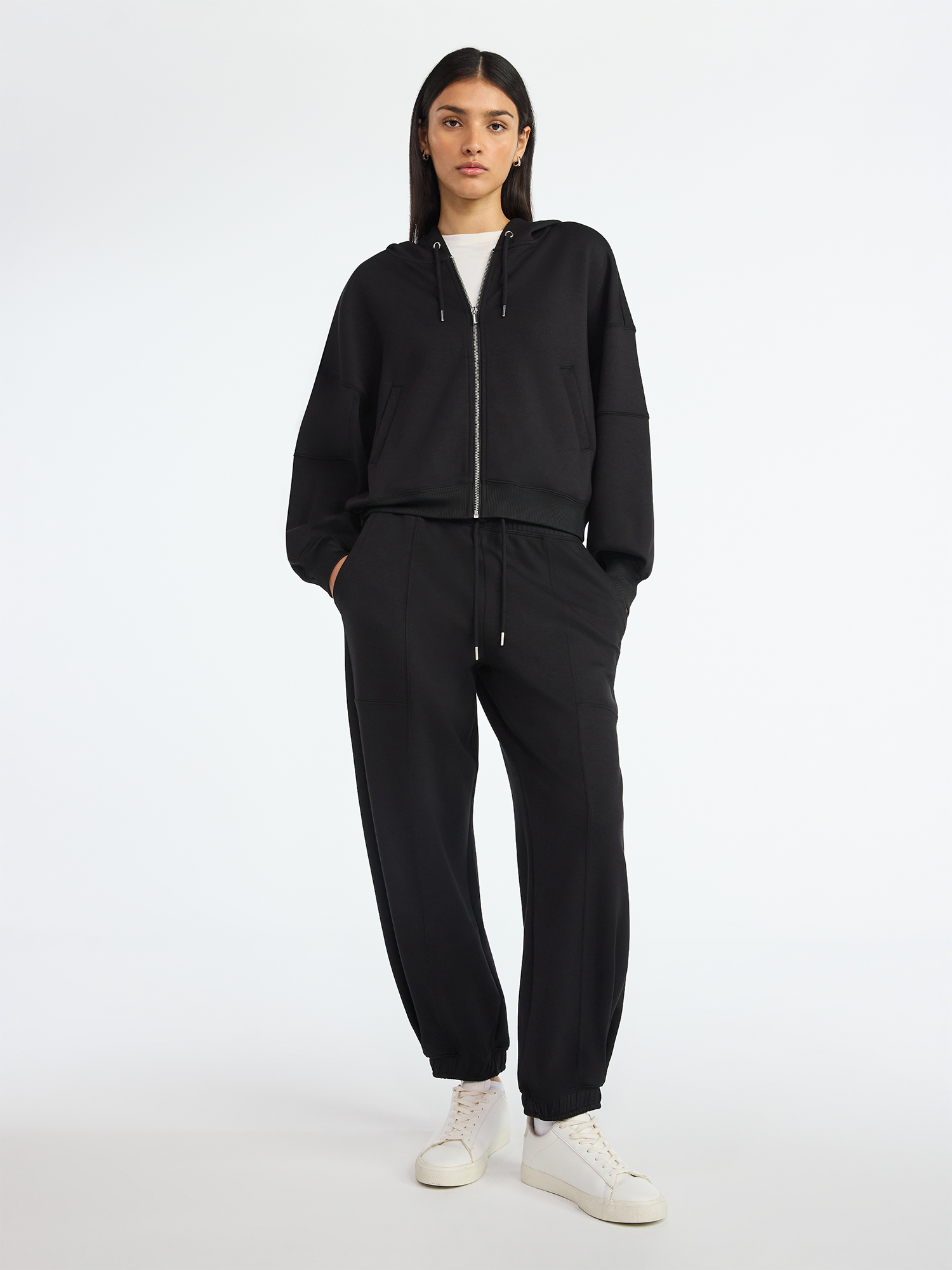 Scoop Women's and Women's Plus New Scubaknit Barrel Hoodie, Sizes XS-4X