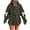 6-Green, variant on Makaor Womens Hoodies Pullover Christmas Plus Size Tunic Sweatshirt Long Sleeve Tops Graphic with Bow Oversized Clothes
