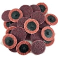 thumbnail image 1 of Sungold Abrasives 74903 Medium Non Woven Surface Conditioning R-Type Quick Change Disc, 2-Inch, Maroon (25/Box), 1 of 8