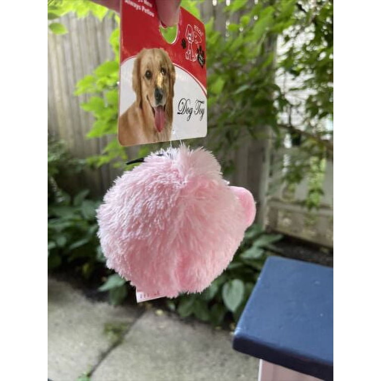 Pet Lou 4 Inch EZ Squeaky Pig, Small, Pink - Walmart.com