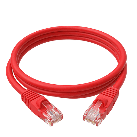 SANOXY 10ft Cat5e Crossover UTP Ethernet Network Patch Cable – Snagless  24AWG Bare Copper  Red price history on PriceWatchPro
