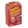 (4 pack) (4 Pack) Pepto Bismol Chewable Tablets for Nausea, Heartburn, Indigestion, Upset Stomach, and Diarrhea Relief, Original Flavor 48 ct