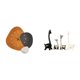 thumbnail image 1 of Reloj de pared,Reloj de pared moderno,reloj decorativo de pared,Estatua de ciervo alce,Estatua de jirafa de cerámica,decoración moderna para el hogar,Figuras de animales:, 1 of 8