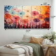 thumbnail image 4 of Designart "Colorful Fireworks Charm Pointillism III" Fireworks Wall Art Prints Set, 4 of 5