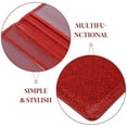 ELAYARD Red Glitter Car Essentials Holder for Insurance and ...