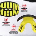 thumbnail image 3 of SafeJawz Lip Guard, Football Mouth Guard with Detachable Strap, Adults and Junior (Black Fangz), 3 of 6