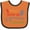 Orange and Black, variant on Inktastic Lacrosse Baby Boys or Girls Baby Bib