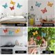 thumbnail image 5 of Juego de 3 decoraciones de metal con forma de mariposa para colgar en la pared, para exteriores, jardín, cerca, baño, sala de estar, dormitorio, porche, patio, 5 of 5