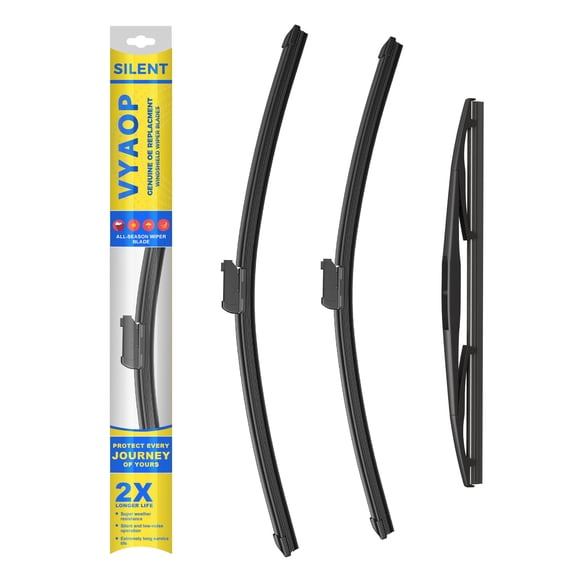 VYAOP Windshield Wipers Blades Replacement for 2023-2025 Honda HR-V HRV Quality Premium All-Seasons Wiper blades Set - 26" 17" 12"(Pack of 3)