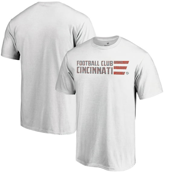 Men's White FC Cincinnati Americana Patriotic Club T-Shirt