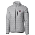 thumbnail image 2 of Men's Cutter & Buck Gray Jacksonville Jumbo Shrimp Rainier PrimaLoft Big & Tall Eco Insulated Full-Zip Puffer Jacket, 2 of 3
