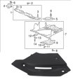 thumbnail image 4 of Car Front Grille Cover, Protective Impact Resistant Plastic, Precise Fit Lightweight for  2018 to 2022, OEM Standard, 4 of 7