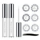 thumbnail image 1 of Pestañas postizas de racimo individual, extensiones naturales, adhesivo transparente y pinzas, juego de 72 piezas, diseño suave y cómodo, longitud variada de 10mm a 15mm, ideal para un look natural y, 1 of 6