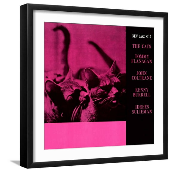 Art.com The Cats Art Print, Black Frame Wall Art, 21" x 21"
