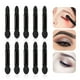 thumbnail image 2 of Pincel de maquillaje de 10 piezas, pincel aplicador de doble punta con esponja para sombra de ojos, 2 of 6
