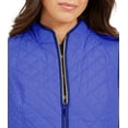 thumbnail image 2 of Charter Club Women's Quilted Stand-Collar Vest  Blue Size Small, 2 of 3