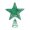 #A01-Green, variant on Christmas Tree Topper Star, Lighted Glitter Star Tree Topper, 3D Metal Sky Blue Star with Warm LED Lights for Xmas Holiday Home Decor, 12 Inch