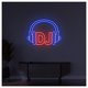 thumbnail image 2 of Letrero De Neón Con Forma Auriculares DJ, Ideal Para Escaparates, Brillo Ajustable 50cm, 2 of 3