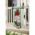 thumbnail image 3 of Winter Birds Welcome Everlasting Impressions Textile Decor - 13 x 1 x 18 Inches, 3 of 3