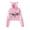 pink, variant on ILLIT merch  Super Real Me hoodie  kawaii cat ear drawstring  sweatshirt  men/women kpop pullovers