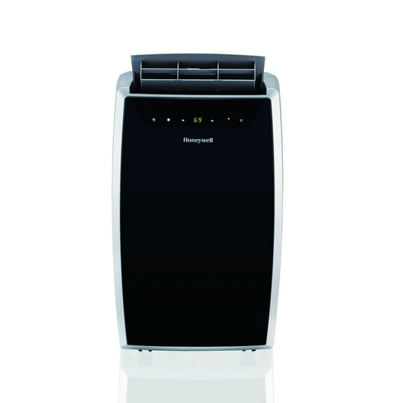 Honeywell Portable Air Conditioner w Heat Pump, Dehumidifier & Fan, Cools & Heats Rooms Up to 700 Sq. Ft. w Remote & Advanced LED Display, MN4HFS9, Black/Silver