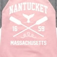 thumbnail image 3 of Instant Message - Nantucket - Toddler & Youth Girls Raglan Graphic T-Shirt, 3 of 5