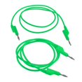 thumbnail image 1 of Cables de prueba DYNWAVEMX de 39 pulgadas de silicona suave Verde, 1 of 8