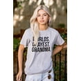 thumbnail image 3 of Worlds Okayest Grandma Funny Cute Women's Graphic T Shirt Tees Brisco Brands S, 3 of 5
