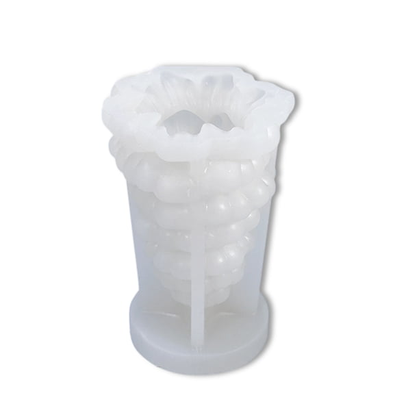Molde de vela de silicona Molde de pastel de mousse de chocolate Crema para hornear DIY Utensilios para el hogar Gadget Herramienta para hornear de Navidad Craft Festival Tipo 3 AweSitey HA009006-03B