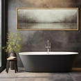 thumbnail image 4 of IDEA4WALL Extra Large Framed Canvas Print Wall Art Soft Neutral Tones Lake Landscape Artwork Nature Wilderness Antique Retro Fine Art Decorative Multicolor for Home Decoration - 60"x20", 4 of 5