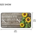thumbnail image 3 of Dreamtimes Customized Kitchen Mats Washable Door Mat Long Floor Runner Rug Non-Slip Fatigue Area Rugs Sunflower Board Absorbent Cushioned for Farmhouse Home Bath Indoor Outdoor Decor 39"x20", 3 of 6