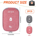 thumbnail image 2 of Pieces Mini Portable First Aid Kit, Empty First Aid Kit Portable First Aid Kit Mini Empty First Aid Kit Portable Medicine Bag for Empty Bag for Camping Hiking, 2 of 4