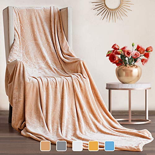 5 Colors Luxury Home Micro Plush Warm Fleece Soft Blanket 