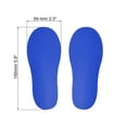 thumbnail image 2 of Unique Bargains Durable Footprint Sticker Shoes Floor Decal Sign Blue 6x2", 2 of 6