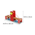 thumbnail image 4 of 1 Set Wooden Train Tracks Railway Toys Track Drawbridge Overpass Model Toys, 4 of 8