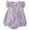 Purple, variant on Baby Girl Boy Sleeveless Bubble Romper 3D Heart Bunny Mushroom Bodysuit Spring Summer Outfit Pink for Size 4-8 Months