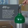 thumbnail image 3 of Dynarex Resp-O2 M24 Oxygen E-Cylinder with CGA 870 Toggle Valve - 4.6L Standard Size Oxygen Cylinder - Lightweight Aluminum Portable Tank with 680L Oxygen Capacity, 3 of 7