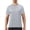 Silver, variant on Workout Mens Shirts - Casual Black Quick Dry Moisture Wicking T-Shirts Crew Neck Short Sleeve For Gym Athletic Running,Army Green L
