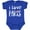 Royal Blue, variant on Inktastic I Love Paris French Flag Heart Boys or Girls Baby Bodysuit