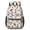 Highland Cow and Boot Print-1, variant on Highland Cow and Boot Print 17" Waterproof Oxford School Backpacks for Teens, S-Shape Padded Straps, for School, Travel, Hiking, Camping