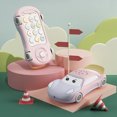 thumbnail image 2 of Toddler Phone Toy Car Design Educational Plastic Toy Story Phone Smartphone Toy, 2 of 10
