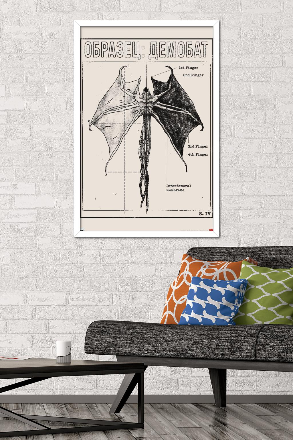 Netflix Stranger Things: Season 4 - Demogorgon Wall Poster, 22.375" x 34" Framed