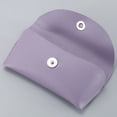 thumbnail image 4 of purple Leather eyeglass case, 4 of 5