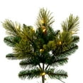 thumbnail image 2 of Vickerman 6.5' x 56" Emerald Mixed Fir Artificial Christmas Tree with Warm White LED Lights., 2 of 4